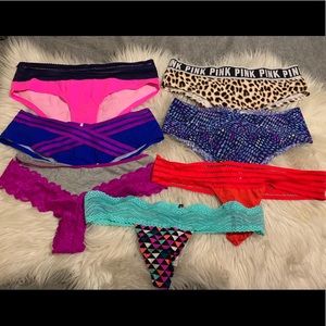 Victoria’s Secret underwear 7 pair bundle Medium